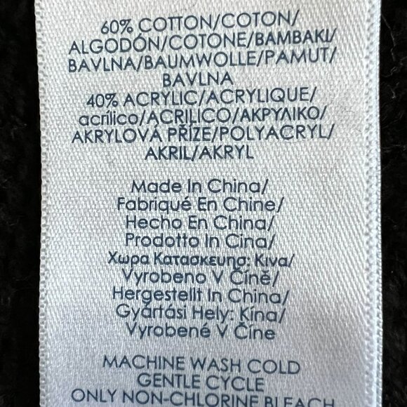 Chaps NEW Men's Skier Sweater In Black & White Size XXL - Picture 15 of 15